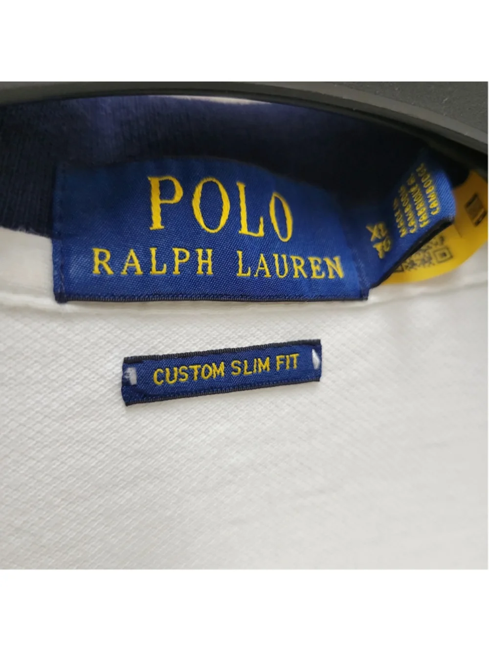 Polo Ralph Lauren Custom Slim Fit Colorblock Cotton Polo Shirt Size XL Men's